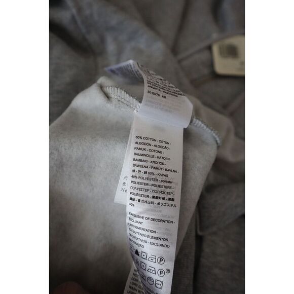 Levi’s A07770003 Women Sz L Gray Heather Standard Fit Full Zip Hoodie Jacket - Picture 7 of 9